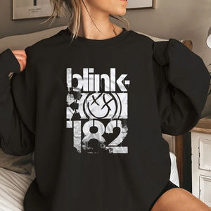 Blink 182 3 Bars Logo Smiley Rock Pop Punk Music Sweatshirt  Gift For Fan